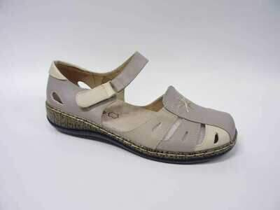 Balerinki damskie 7A9518-5.KHAKI (36/41,12par)