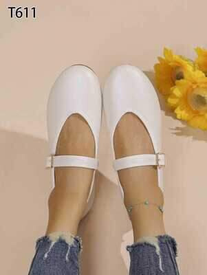 Balerinki damskie 7AT611.WHITE (36/41,12par)