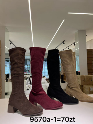 Kozaki damskie   7A9570A-1.KOLORDOWYBORU   (36/41,12par)