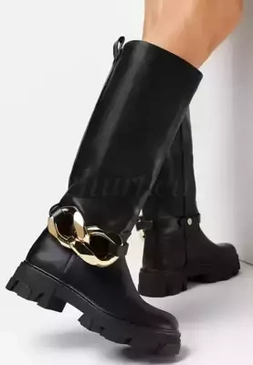 Kozaki damskie RQ400.BLACK (36/41,12par)