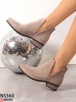 Botki damskie 7ANS560.TAUPE (36/41,12par)