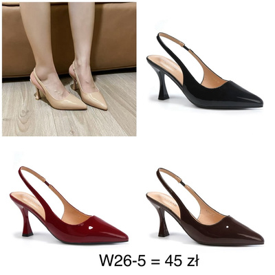 Czółenka damskie W26-5.KOLORDOWYBORU (36/41 12par)