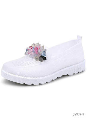 Balerinki damskie 7AJY305-9.WHITE (36/41,12par)