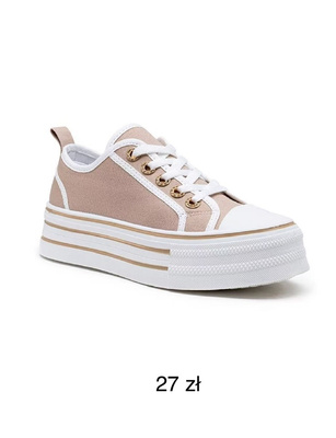 Buty sportowe damskie K1738.KHAKI (36/41,12par)