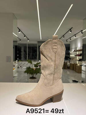 Kozaki damskie 7AA9521.BEIGE (36/41,12par)