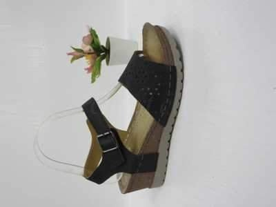 Sandały damskie 7AE1302-1.BLACK (36/41,12par)