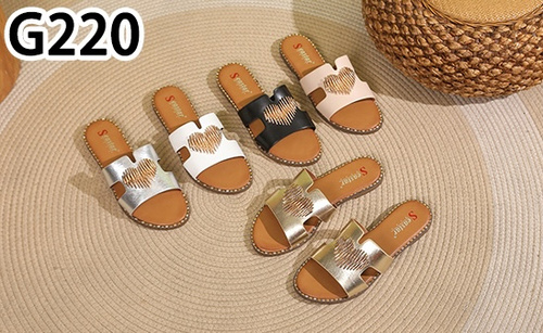 Klapki damskie G220.BEIGE (36/41,12par)