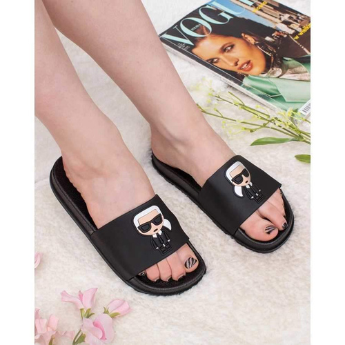 Klapki damskie 2028.BLACK (36/41,12par)