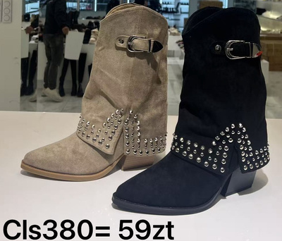 Kozaki damskie CLS380.KOLORDOWYBORU (36/41,12par)