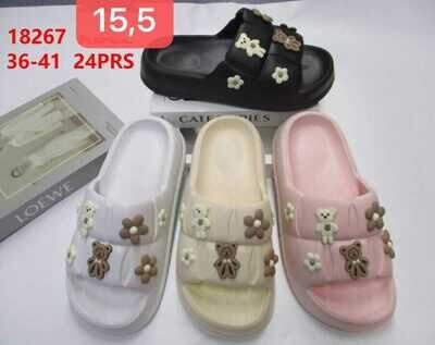 Klapki damskie 7A18267.MIX (36/41,24par)