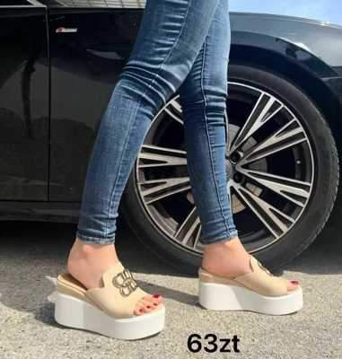 Klapki damskie 7A6688-11.BEIGE (36/41,12par)