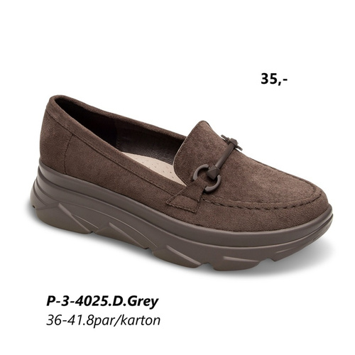 Półbuty damskie 3-4025.GREY (36/41,8par)