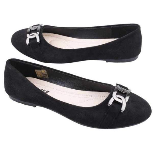 Balerinki damskie F22-2.BLACK (36/41,12par)