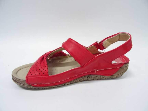Sandały damskie 7AS6325.RED (36/41,12par)