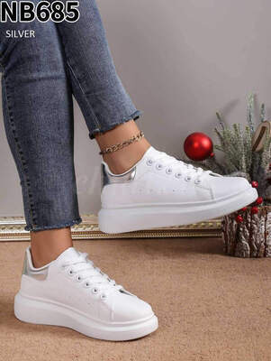 Buty sportowe damskie 7ANB685.SILVER (36/41,12par)