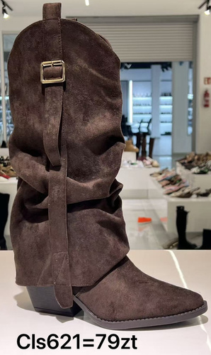 Kozaki damskie CLS621.BROWN (36/41,12par)