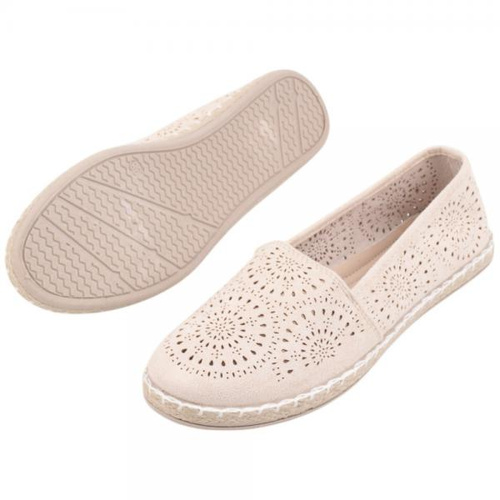 Balerinki damskie F37-4.BEIGE (36/41,12par)