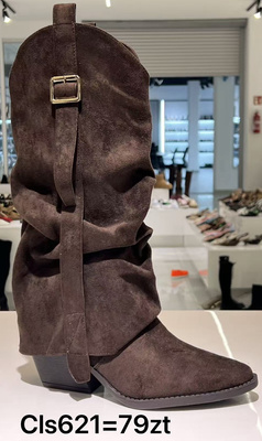 Kozaki damskie CLS621.BROWN (36/41,12par)