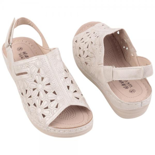 Sandały damskie DE204-8.BEIGE (36/41,12par)