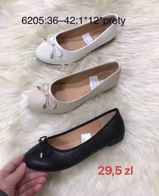Balerinki damskie 7A6205.KOLORDOWYBORU (36/42,12par)