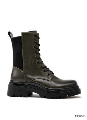 Botki damskie ocieplane A9302-7.GREEN (36/41,12par)