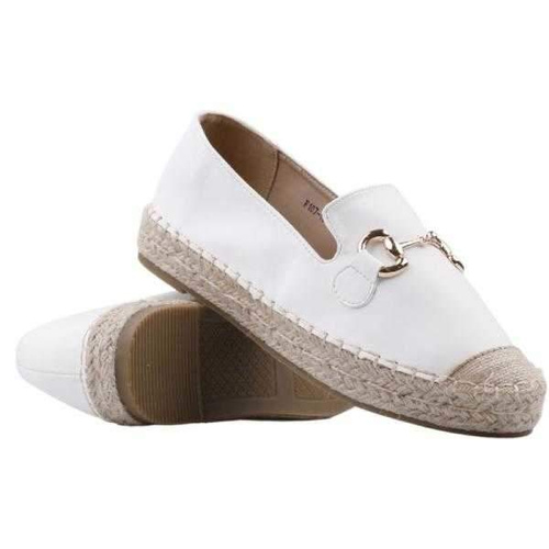 Balerinki damskie F107-10.WHITE (36/41,12par)