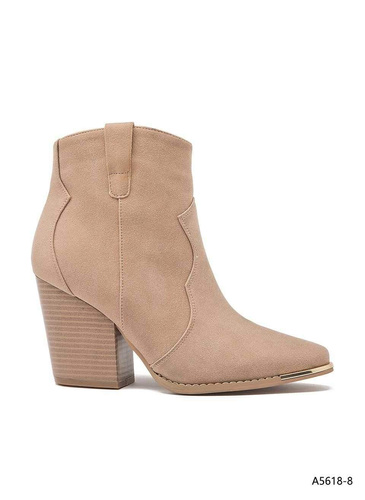 Botki damskie ocieplane 5618-8.BEIGE (36/41,12par)