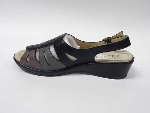 Sandały damskie 7AB228-9.BLACK (36/42,12par)