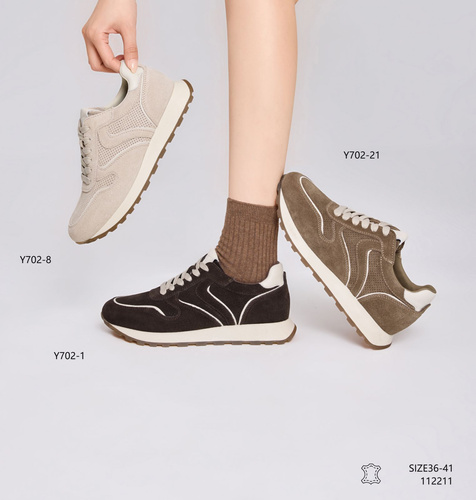 Buty sportowe damskie 7AY702-8.BEIGE (36/41,8par)