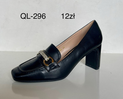 Czółenka damskie QL-295.BLACK (36/41,12par)