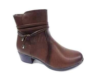 Botki damskie 7A8689-2.CAMEL (36/42,12par)