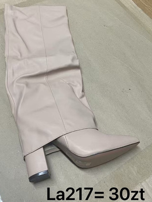 Kozaki damskie LA217.BEIGE (36/41,12par)