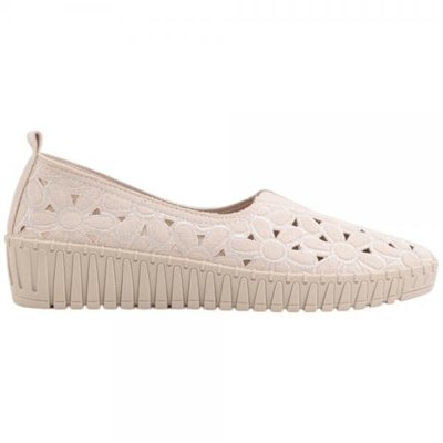 Balerinki damskie F43AM-4.BEIGE (36/41,12par)