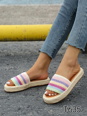Klapki damskie T635.COLOUR (36/41,12par)