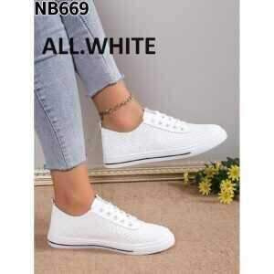 Trampki damskie   7ANB669.ALL WHITE  (36/41,12par)