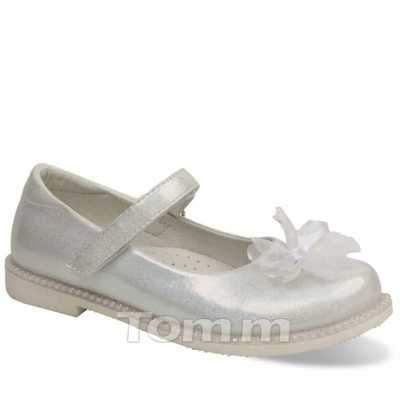 Balerinki dziewczęce 3AT10356-D.WHITE (23/32,10par)