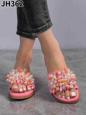 Klapki damskie 7AJH362.FUSHIA (36/41,12par)