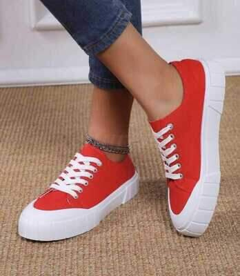 Trampki damskie 7ACU213.RED (36/41,12par)