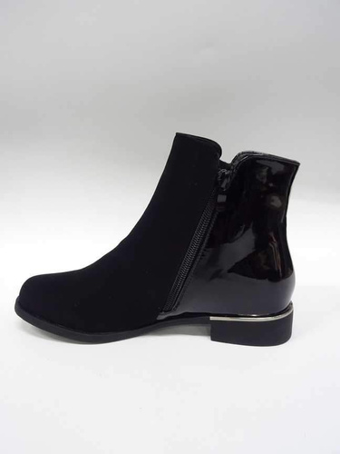 Botki damskie ocieplane   7ASA02-1.BLACK   (36/41,12par)