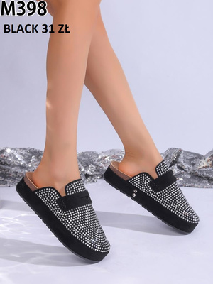 Klapki damskie M398.BLACK (36/41,12par)