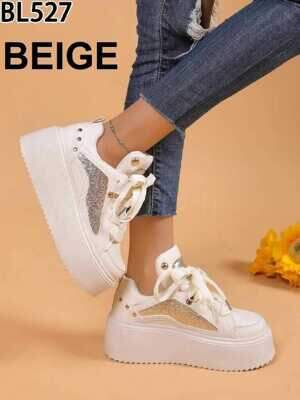 Buty sportowe damskie   7ABL527.BEIGE   (36/41,12par)