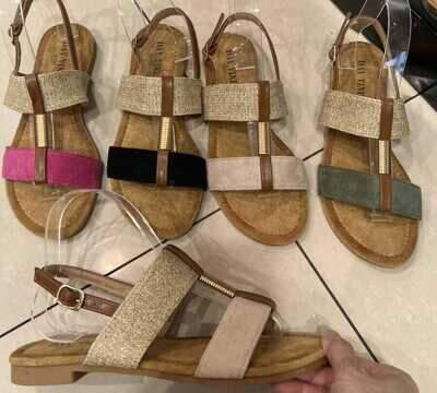 Sandały damskie 7ARH-18.KOLORDOWYBORU (36/41,12par)