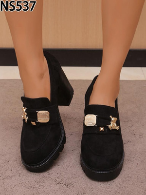 Czółenka damskie NS537.BLACK (36/41,12par)