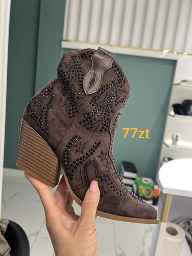 Botki damskie 7A9676A.BOWN (36/41,12par)