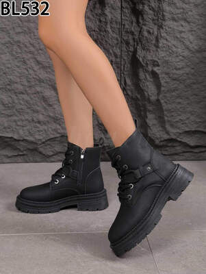 Trzewiki damskie BL532.BLACK (36/41,12par)