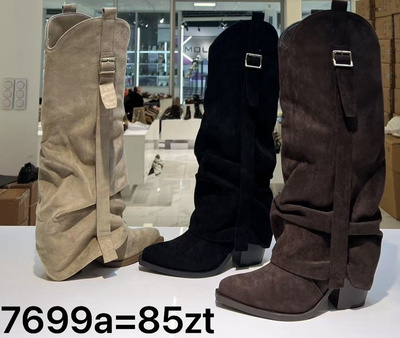 Kozaki damskie 7699A.KOLORDOWYBORU (36/41,12par)