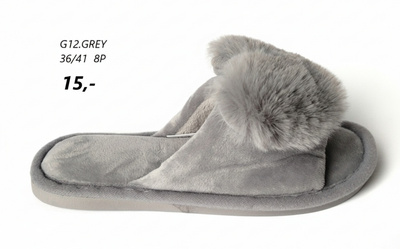Kapcie damskie G12.GREY (36/41,8par)