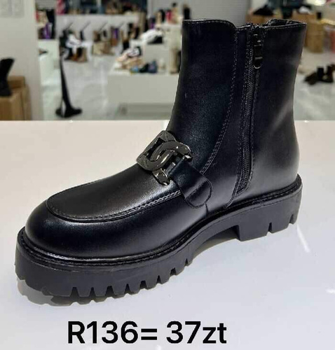 Botki damskie 7AR136.BLACK (36/41,12par)