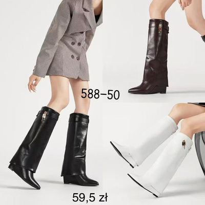 Kozaki damskie 7A588-50.KOLORDOWYBORU (36/41,12par)