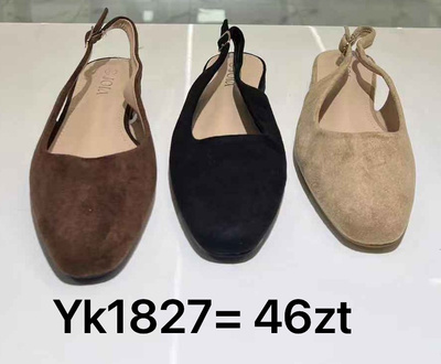 Balerinki damskie YK1827.KOLORDOWYBORU (36/41,12par)